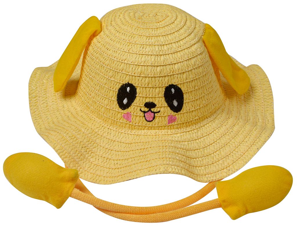 spielbarer Sonnenhut fuer Maedchen Gelb