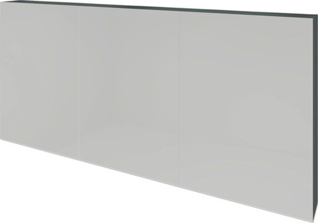 Spiegelschrank Sanox 140 x 13 x 65 cm petrol 3-türig