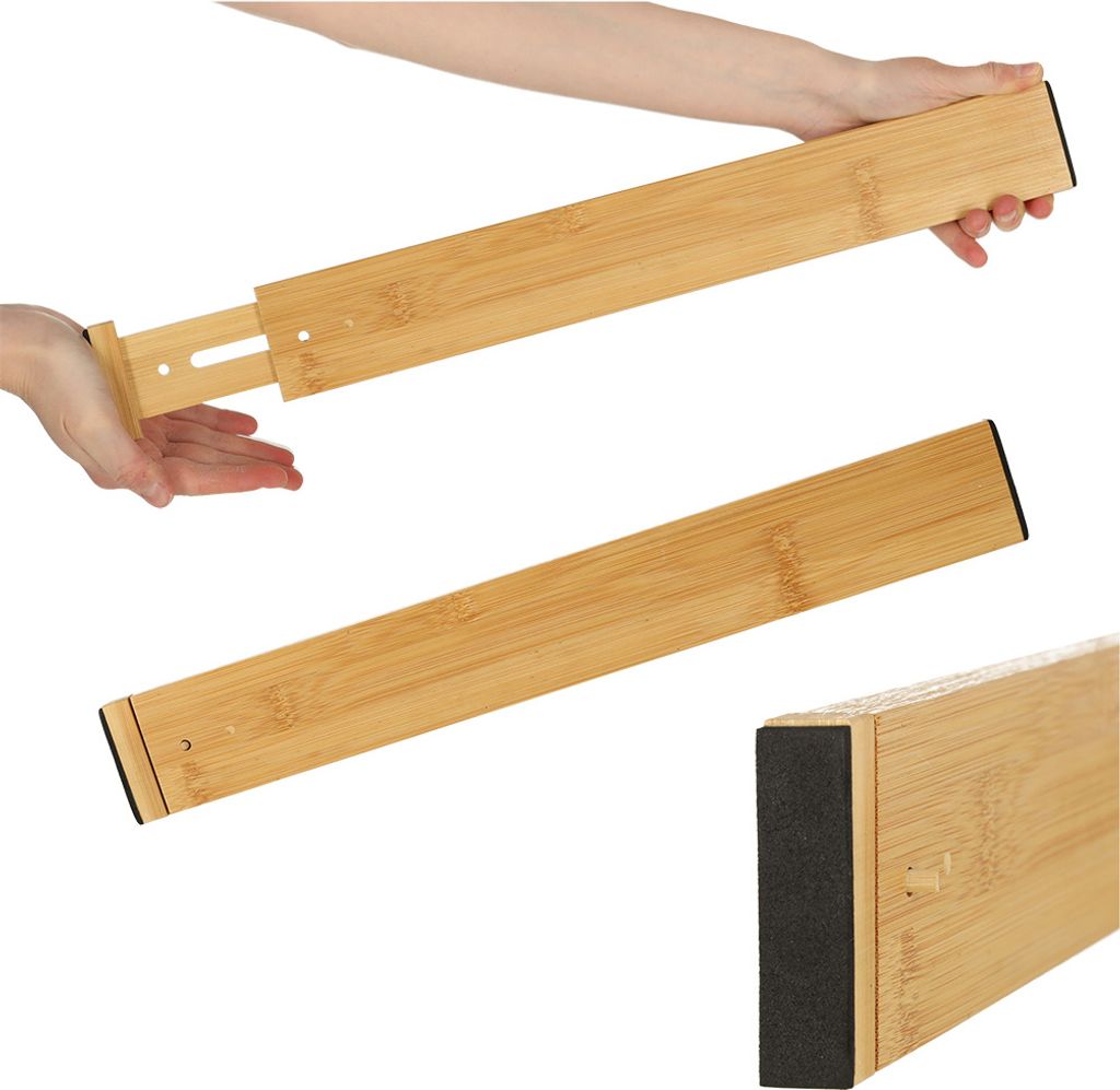 Creative Corner Organizér do zásuvky nastavitelný bambusový Obrázek produktu 1