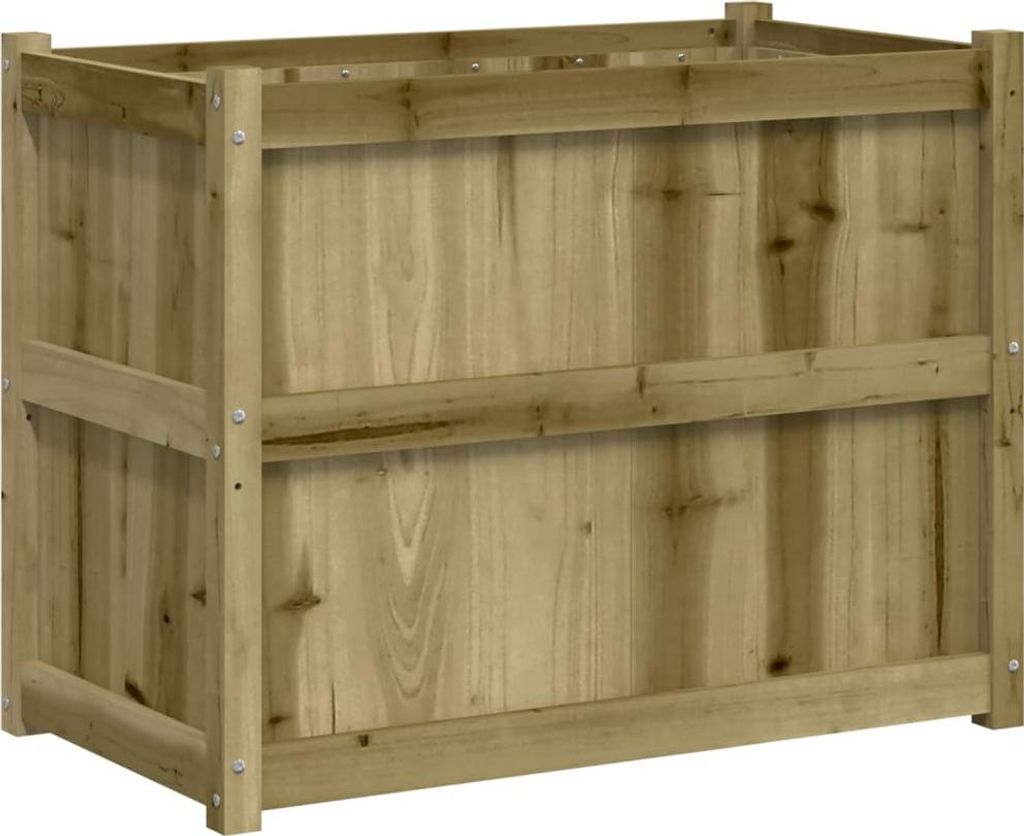 vidaXL Plantenbak, 90x50x70 cm, grenenhout, geïmpregneerd Productafbeelding 