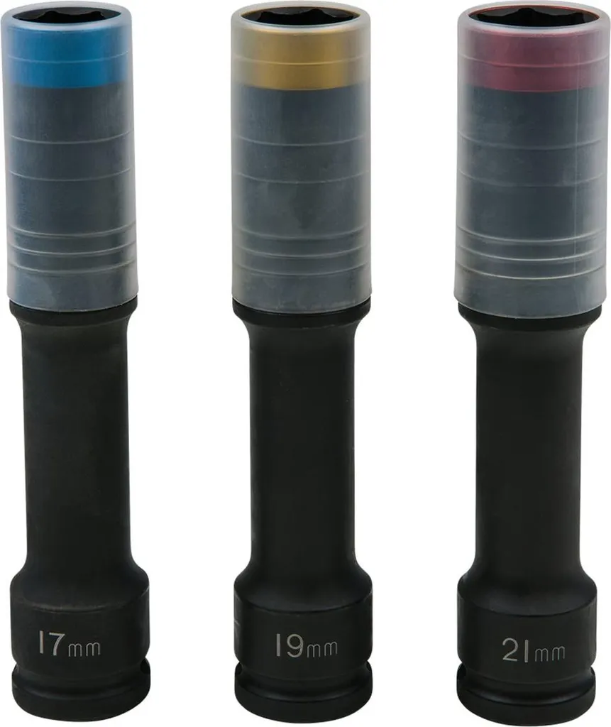 Set 3 Bussole Impact KS TOOLS 515.0622 SlimPOWER 17-19-21 mm - 9