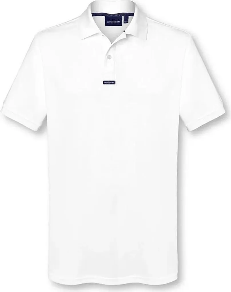 Polo de Sport Respirant Blanc Henri Lloyd Dri-fast Taille L Homme