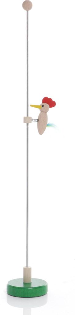 Holzspielzeug Klopfvogel Pickhahn natur Höhe=41cm NEU
