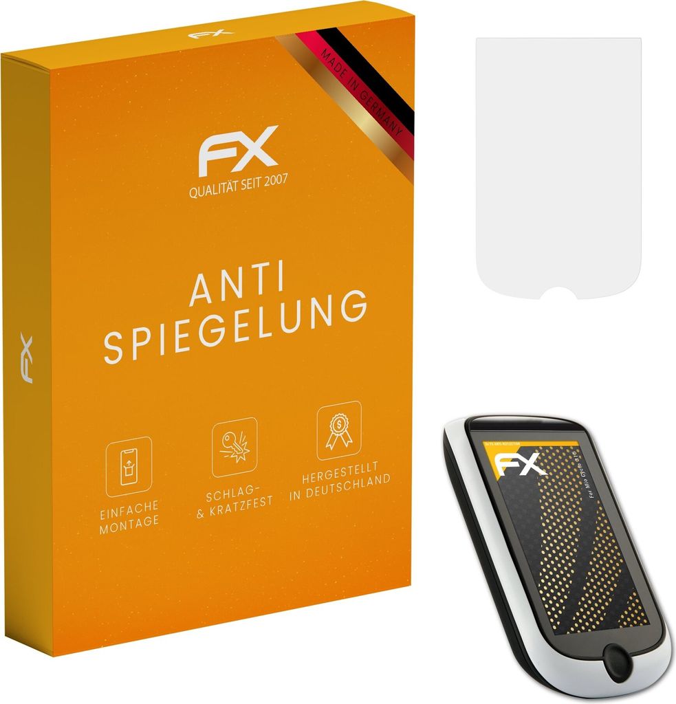 atFoliX FX-Antireflex 3x Schutzfolie kompatibel mit Mio Cyclo 315 Displayfolie