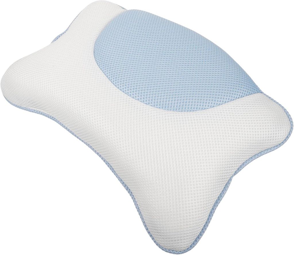 Ergonomisches Badewannenkissen mit Saugnäpfen, rutschfest, leicht und waschbar für optimalen Komfort, Spa-Erlebnis zu Hause