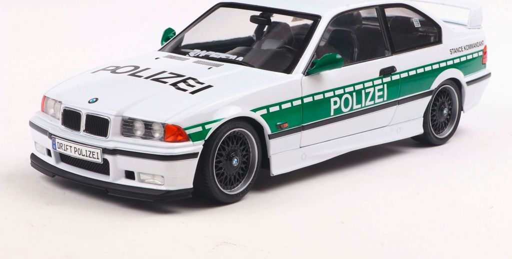 Solido Modellauto Maßstab 1:18 BMW E36 M3 cpe. Polizei 1991 S1803915