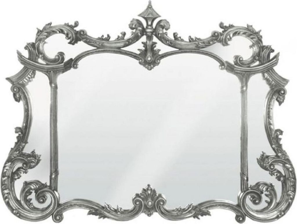 Casa Padrino Barock Spiegel Antik Silber 129 x H. 99 cm - Produktbild 