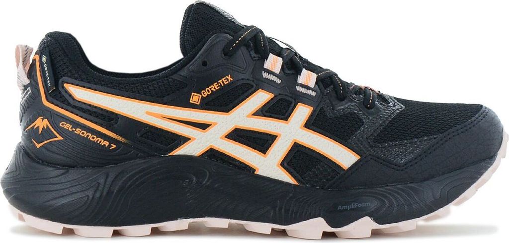 ASICS GEL-SONOMA 7 W GTX - GORE-TEX - Damen Laufschuhe Trail-Running Schuhe Schwarz 1012B414-005 , EU 37 UK 4