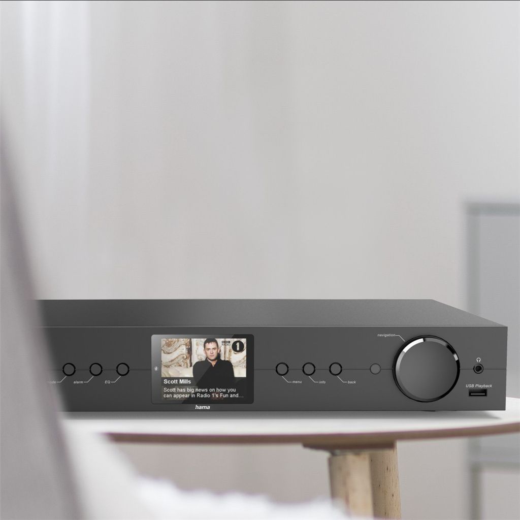Hama digitální a internetové rádio DIT2105SBTX, Hi-Fi Obrázek produktu 7