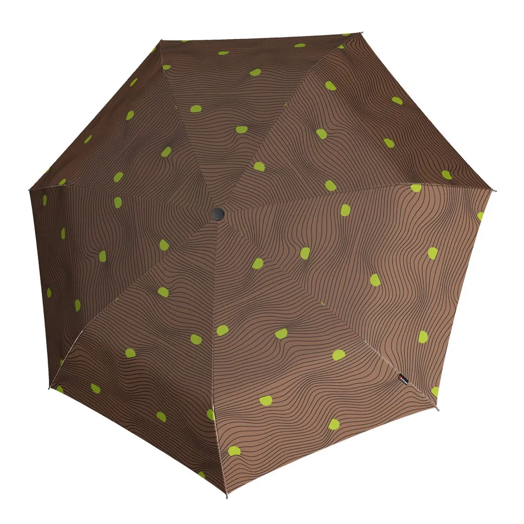 Ombrello Knirps T.020 Small Manual Meditate Taupe | Compatto per Viaggi