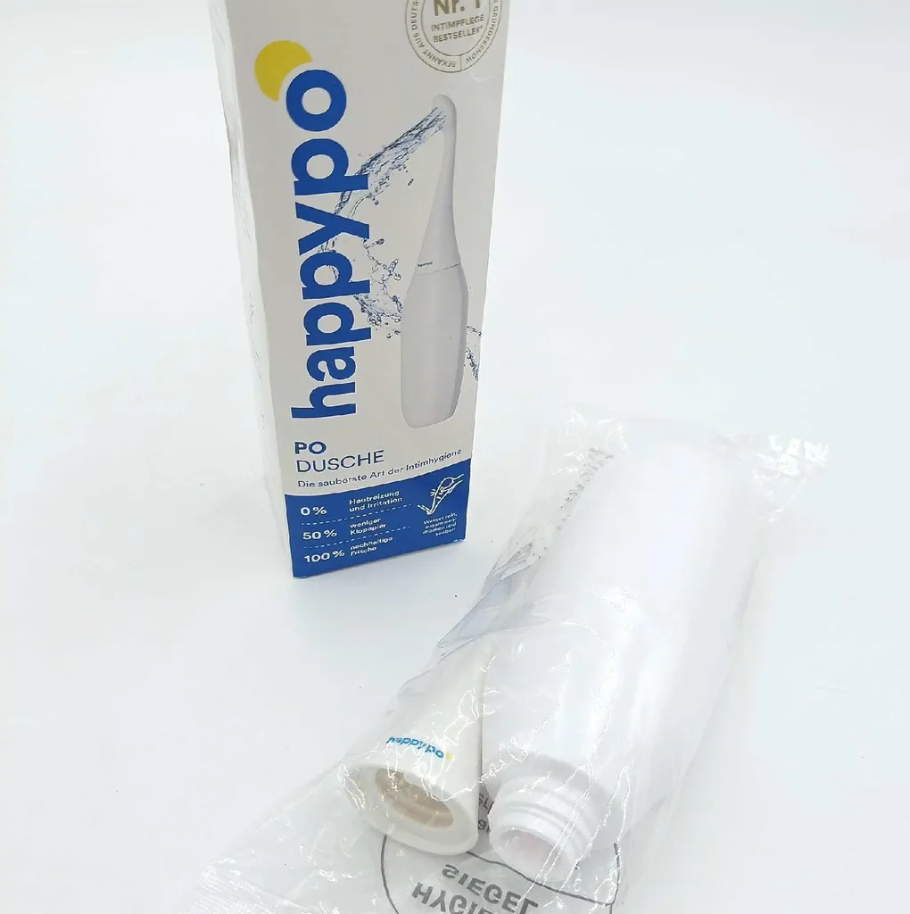 HappyPo 2.0 Douche Anale Blanche Ergonomique Produit Seconde Main