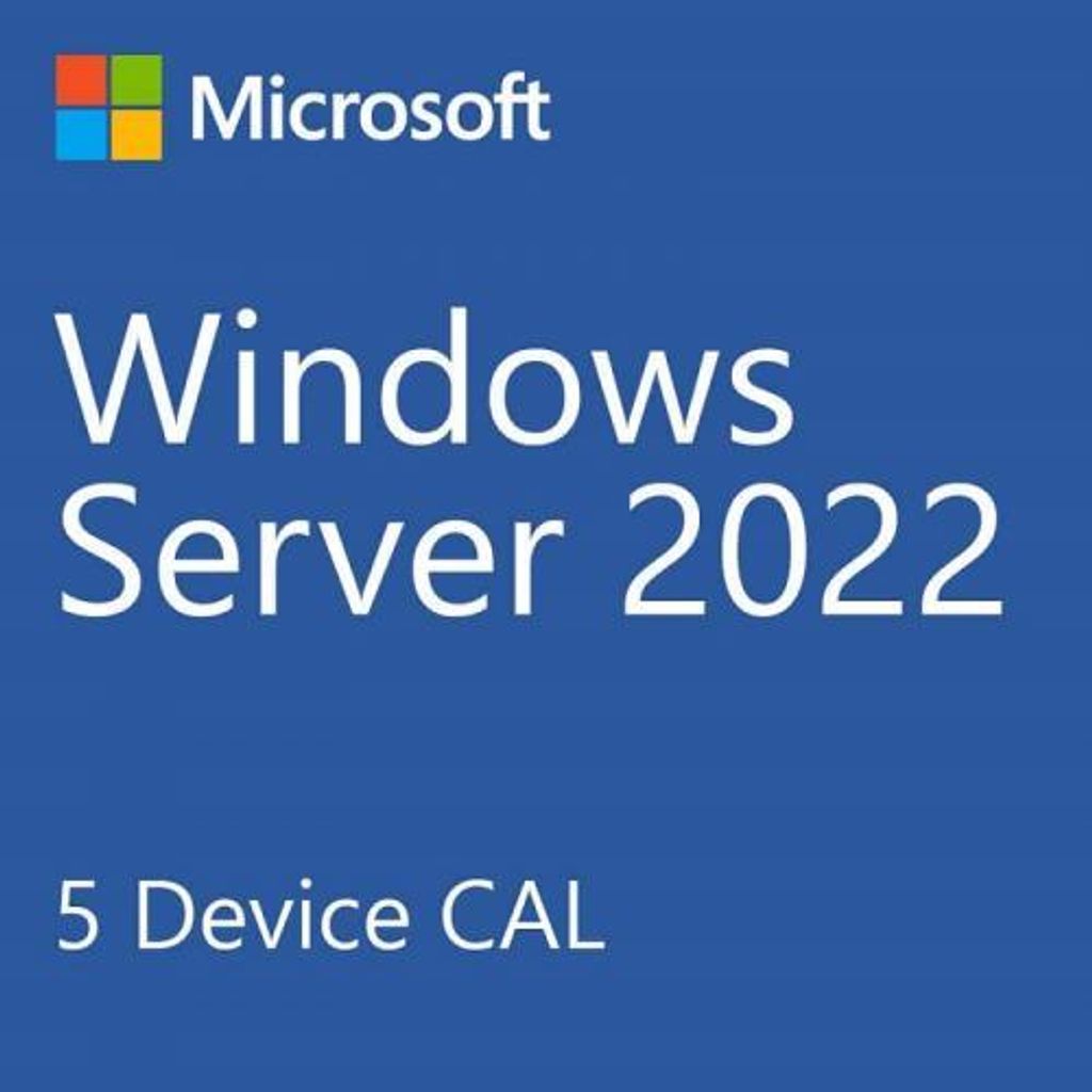 Microsoft Windows Server 2022 - Lizenz - 5 Geräte-CALs - OEM - Englisch