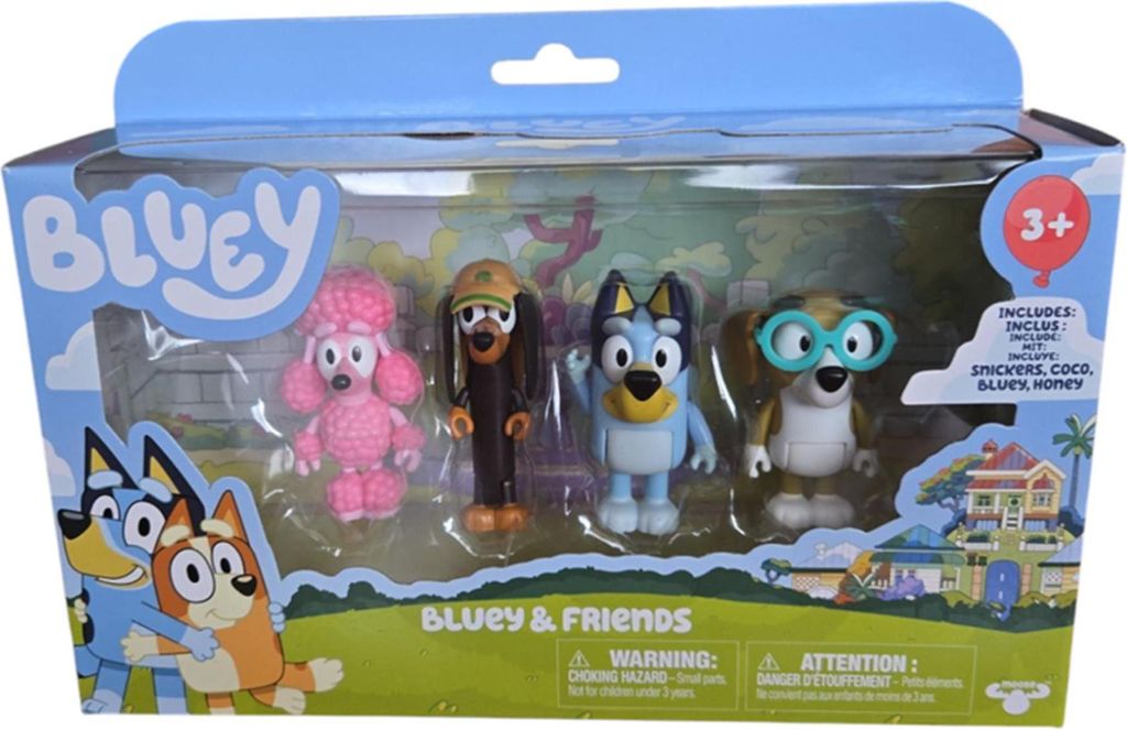 Figurki przyjaciele Bluey BLU13014 4pak Obrázok produktu 
