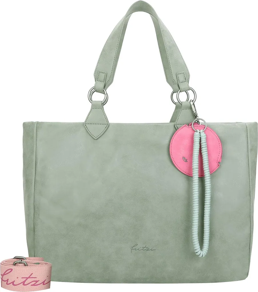 Fritzi aus Preußen borsa a tracolla borsa a tracolla Izzy Vintage Shoulder Bag Sage verde chiaro