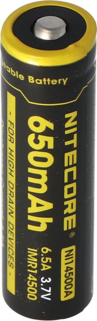 Nitecore Li-Ion Akku Typ 14500IMR - 650mAh
