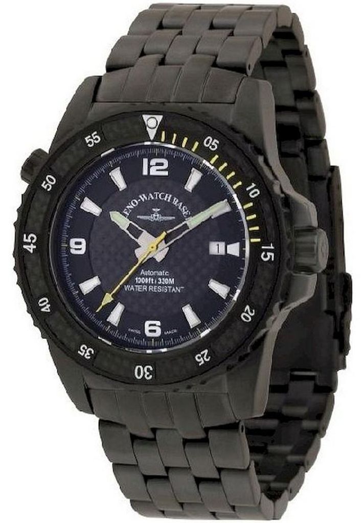 Zeno-Watch - Armbanduhr - Herren - Professional Diver Automatik - 6478-bk-s1-9M