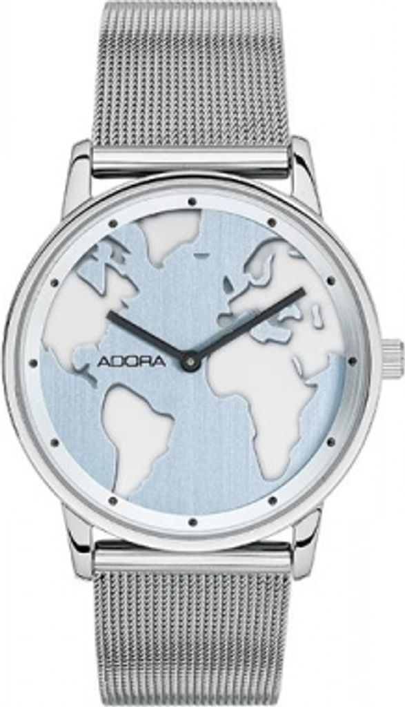 ADORA AT5450  Damenuhr Weltkarte Produktbild 