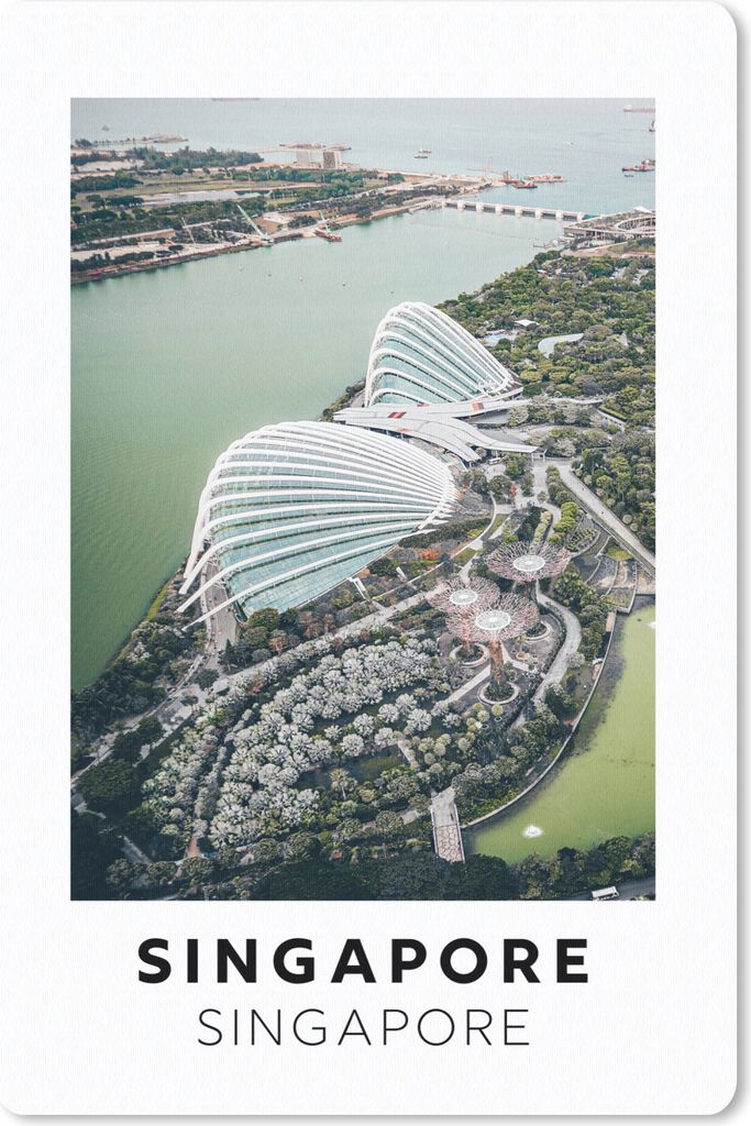 MuchoWow Mauspad Mousepad Singapur - Architektur - Wasser 18x27 cm - Mousepads - Maus Mat - Pad - Mausunterlage