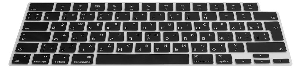 kwmobile Silikon Tastaturschutz für Apple Macbook Air 15 M4 Produktbild 