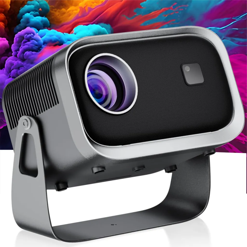 Vidéoprojecteur LCD LED Linomag 1280x720P HD avec Bluetooth et HDMI