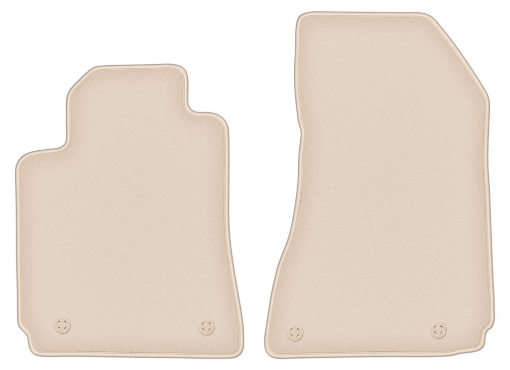 DURBAN Beige Velours-Fußmatten vorne für Alfa Romeo Brera Produktbild 