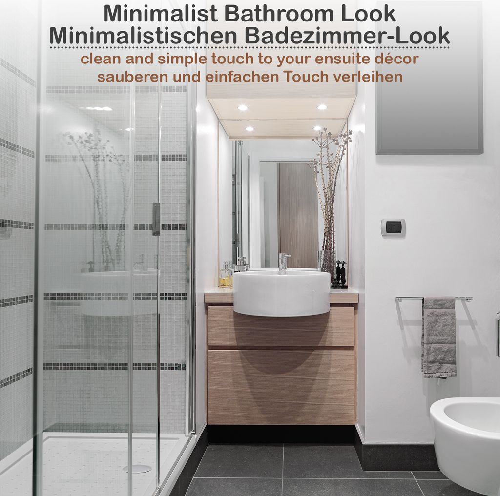 Aquamarin® Duschwanne - 90x70 cm, Superflach, Niedrig, Produktbild 2