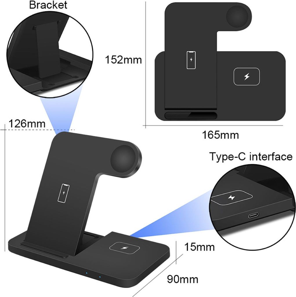 MMOBIEL Ladestation für iPhone, Apple Watch und AirPods - 3 Produktbild 4