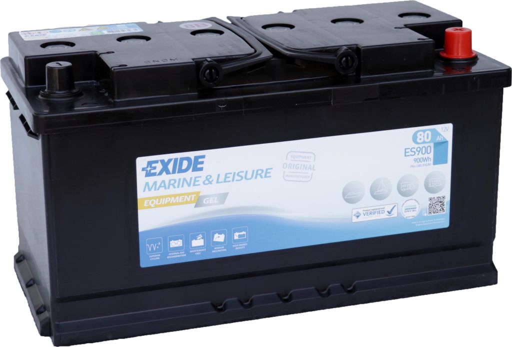 Exide ES900 Equipement Gel Batterie 12 V 80 Ah 540 A (EN) Produktbild 