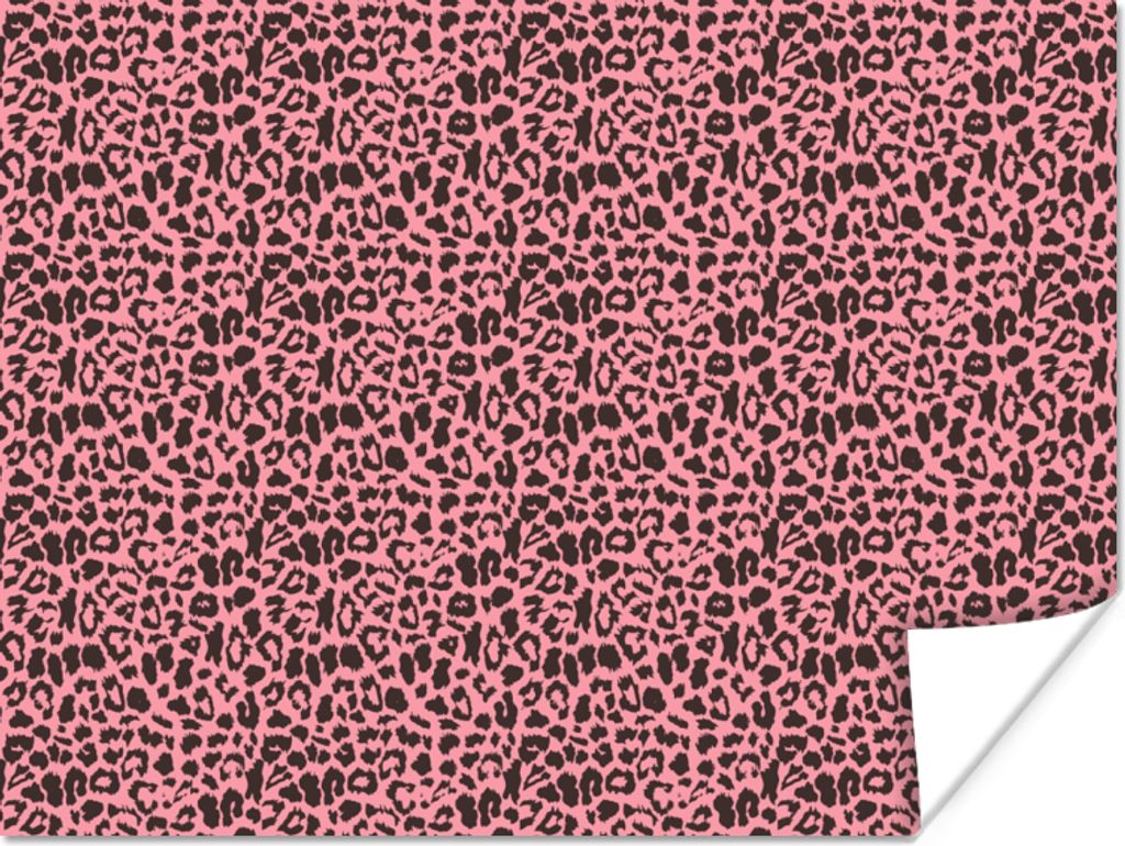MuchoWow Poster Tiermuster - Rosa - Panther 120x90 cm - Wandbild