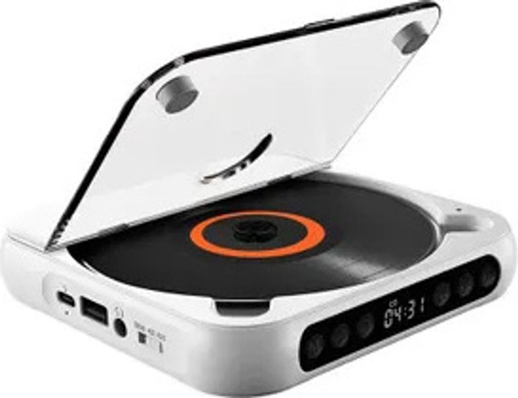 Tenký přehrávač CD Bluetooth - Rychlé nabíjení typu C Obrázek produktu 