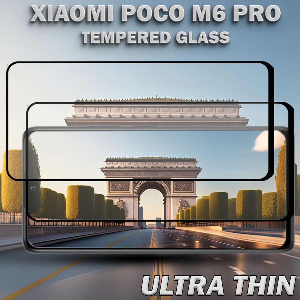 2-pak Xiaomi Poco M6 Pro - szkło hartowane 9H - wysokiej Zdjęcie produktu 5