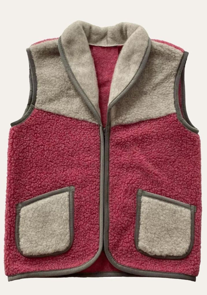 Wollweste - NEFE - Größe: XL