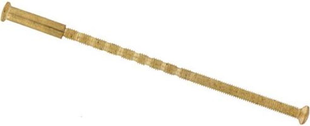 Polierte Messing-Heftklammern für Heftmaschine, vorgefalzt 4x90 Douille 4x22 NF - Alpertec