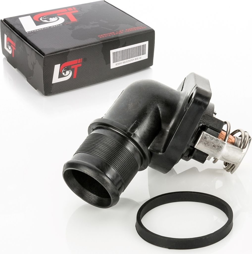 Thermostat + Flansch + Dichtung 89°C für PEUGEOT 1007 Produktbild 