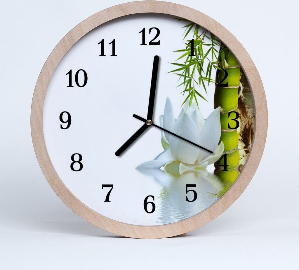 Holzuhr 20fi cm wanduhr - Bambus Bambus