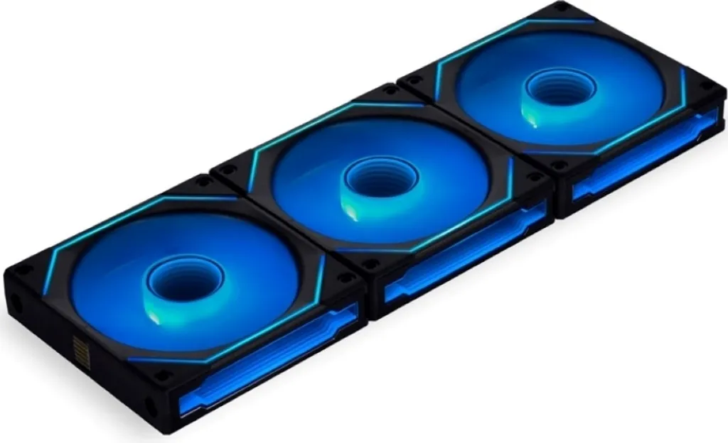 Lian Li Uni Fan SL-INF 120 Noir Pack de 3 avec Effet Miroir Infini RGB