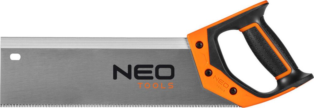 NEO TOOLS Lochsäge handsäge Säge 350 mm, 13 TPI, Zweikomponentengriff, gehärtete Zähne, gerade Schnitte, ergonomische Kunststoffgriff, präzis...