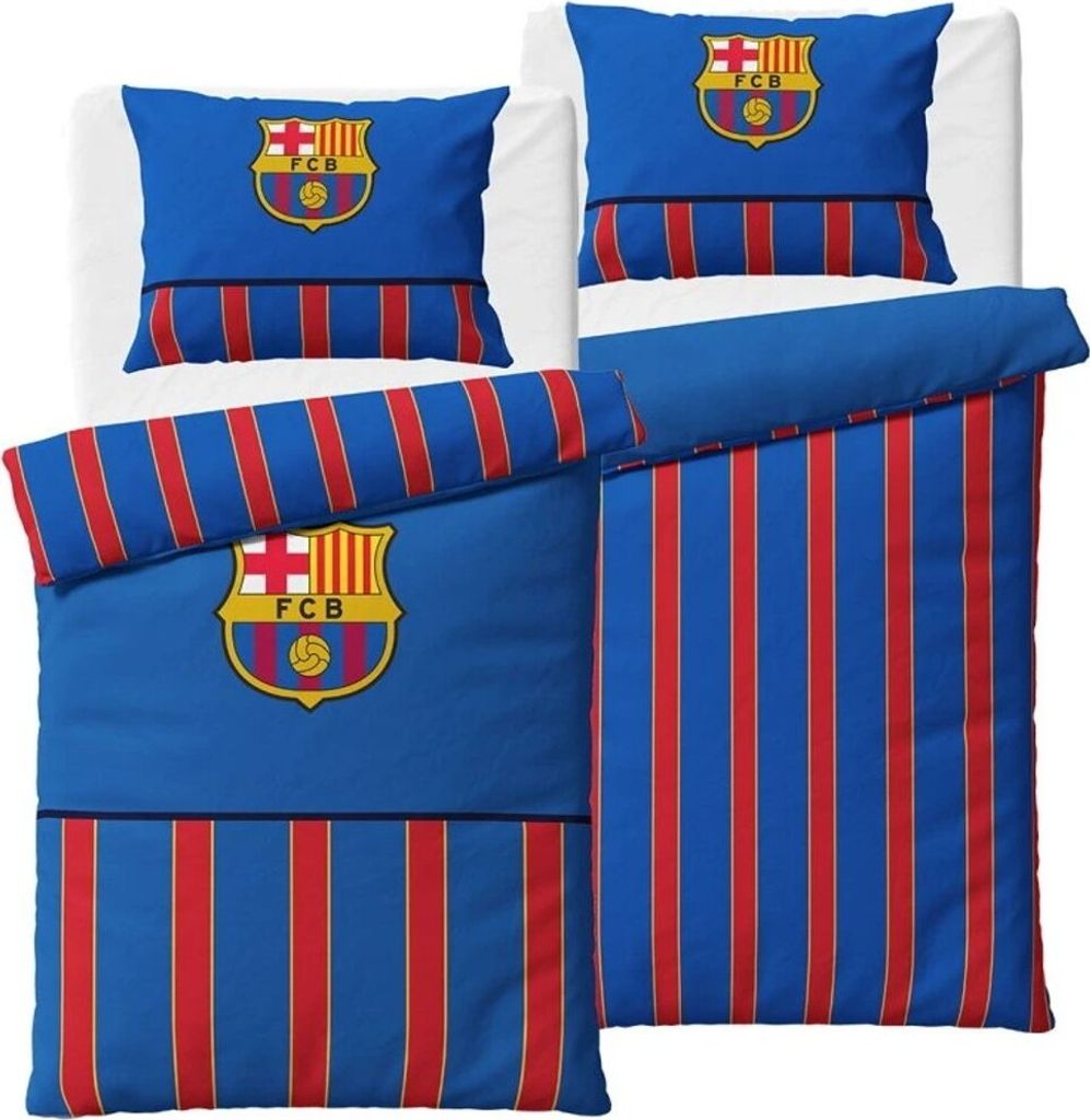 Dwustronna pościel FC Barcelona Zdjęcie produktu 