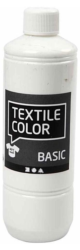 Peinture textile - Blanc, 500ml Image du produit 