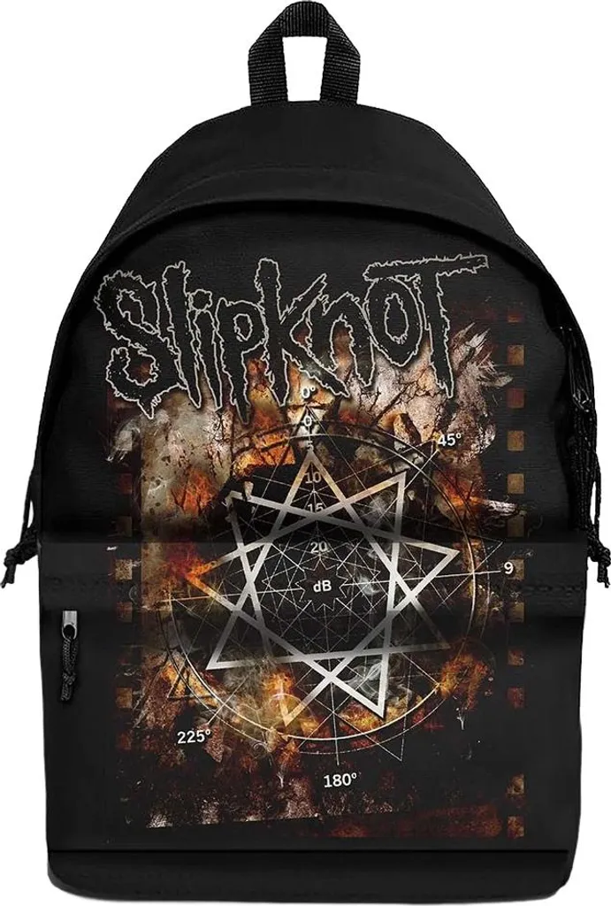 Sac à dos scolaire Slipknot Pentagramme Noir RO15067 en toile robuste