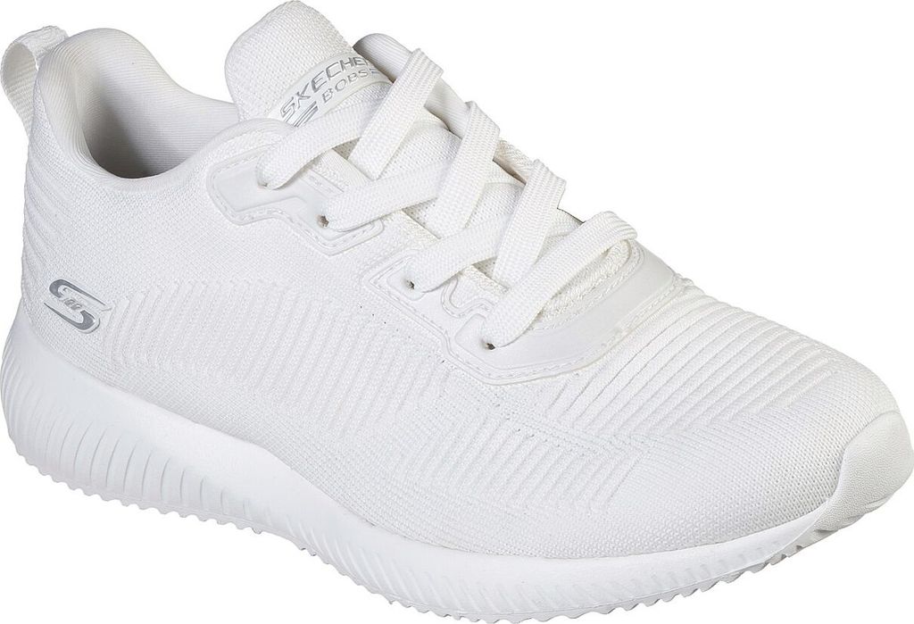 Skechers Damen Schnürschuhe Sportlich Gummisohle weiß