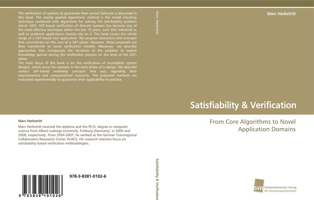 Satisfiability & Verification