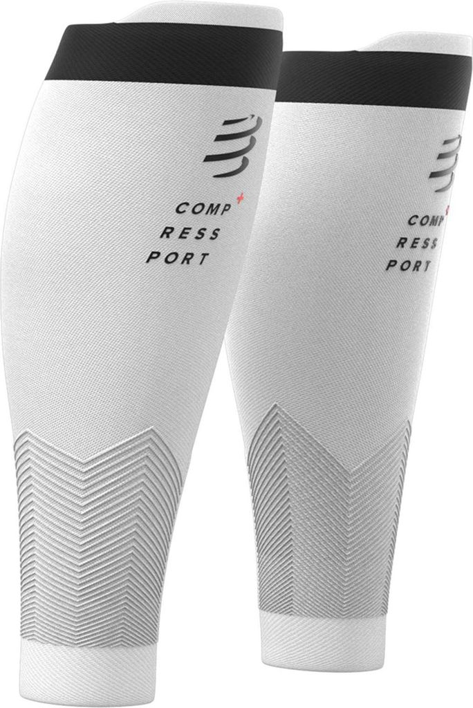 Compressport R2V2 Calf White T4 Laufschuhüberzüge