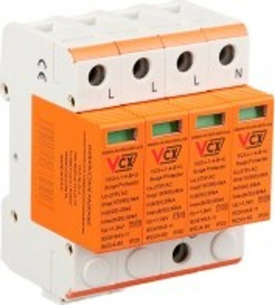 Parafoudre de Tableau Électrique 4 Pôles VCX 2516 Classe 1 et 2 40kA