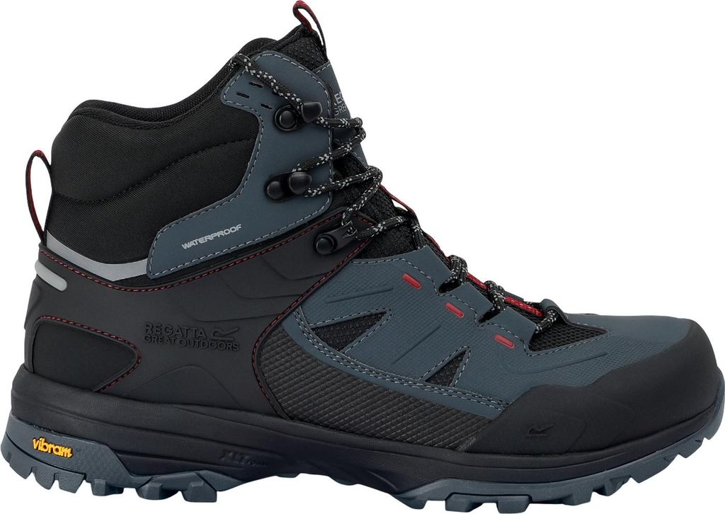 Regatta - "Regen" Wanderschuhe für Herren RG12187 (45 EU) (Schwarz)