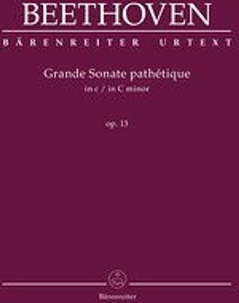 Grande Sonate pathétique c-Moll op. 13, Partitur