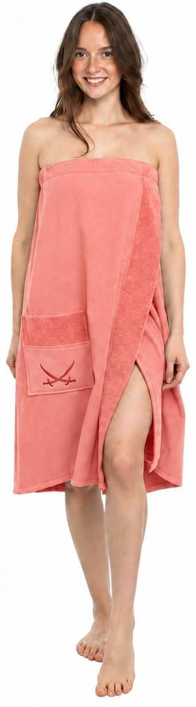 Sansibar: Bata de sauna para mujer, tipo sarong, disponible Imagen del producto 