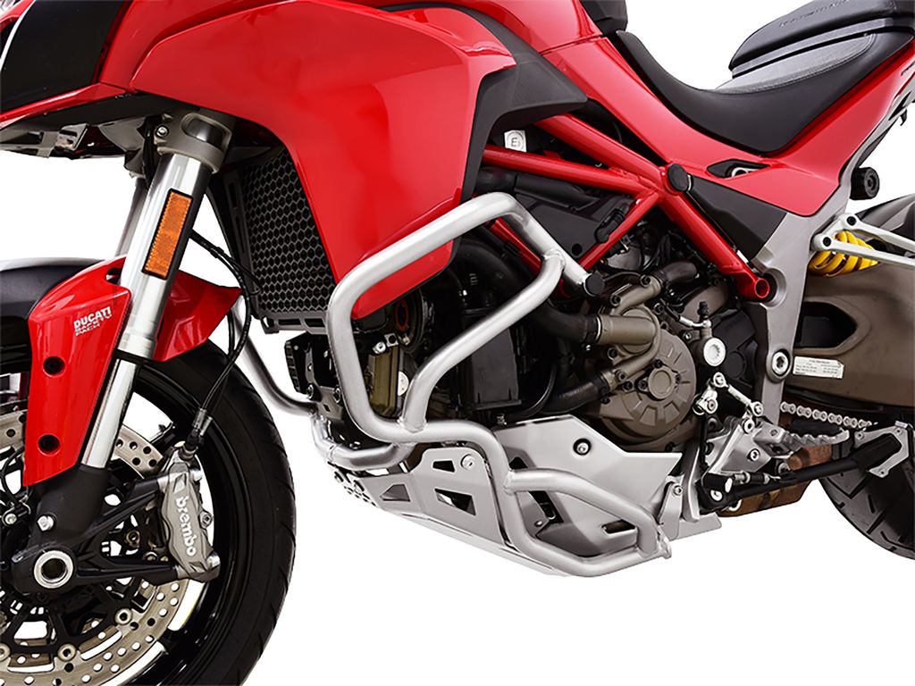 ZIEGER Sturzbügel kompatibel mit Ducati Multistrada 1200 silber
