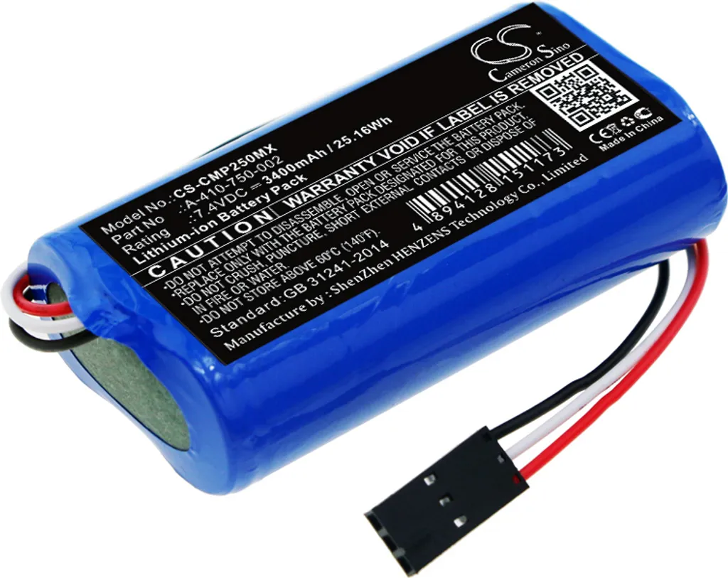 Batterie de rechange TECHTEK compatible COSMED Pony FX série NTA2531