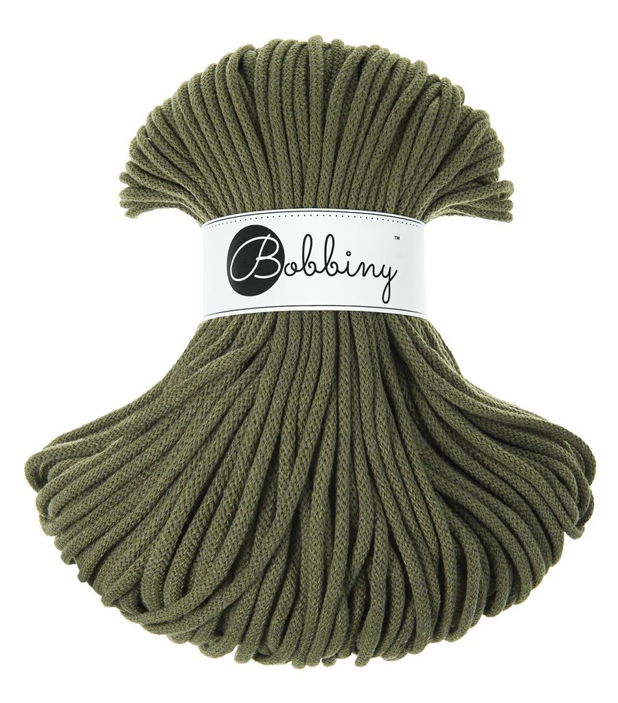 BOBBINY 5 mm Premium Flechtkordel 100 m Garn Häkeln Produktbild 